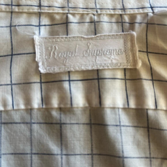 Vintage Western Long Sleeve Button Down Checker - Picture 3 of 3